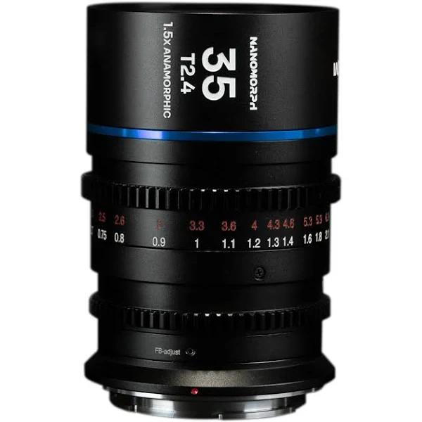 Laowa Nanomorph 35mm T2.4 1.5x S35 Anamorphic Lens - Canon RF Mount (Blue)