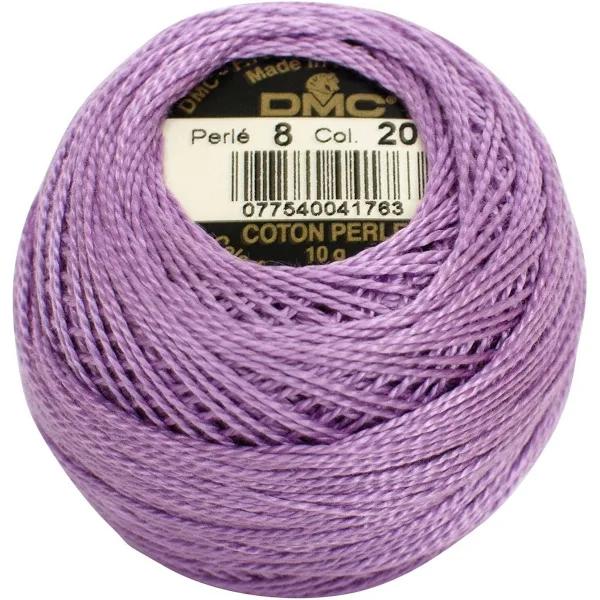 DMC Pearl Cotton Ball Size 8 87yd Dark Lavender