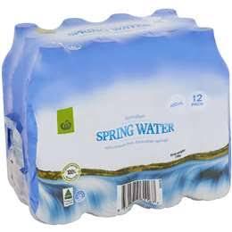 Woolworths Spring Water 12x600ml