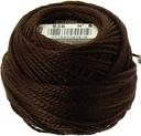 DMC Perle 5 Cotton #938 Very Dark Coffee Brown 10g Ball 45m