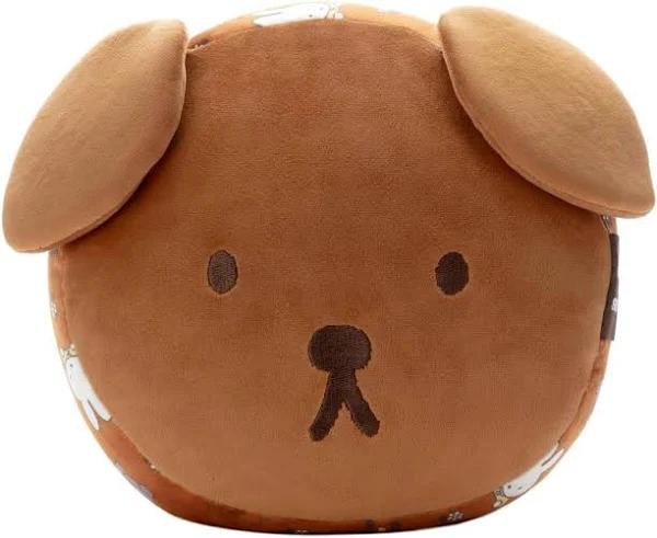 Bruna Miffy and Snuffy Mocchi-Mocchi-Style Face Cushion Snuffy Plush Toy Width Approx. 25cm