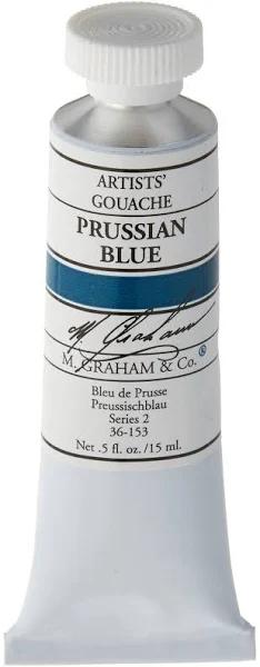 M Graham Gouache 15ml Prussian Blue