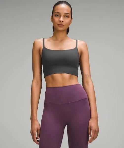 Women's Align Scoop-Back Bra Light Support, A/B Cup in Graphite Grey Size 6 | by lululemon