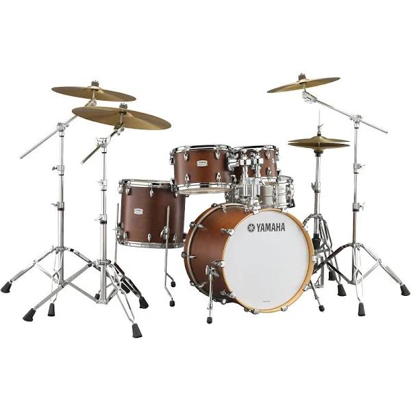 Yamaha Tour Custom Euro 4-Piece 22 Inch Shell Pack Drum Kit in Chocolate Satin