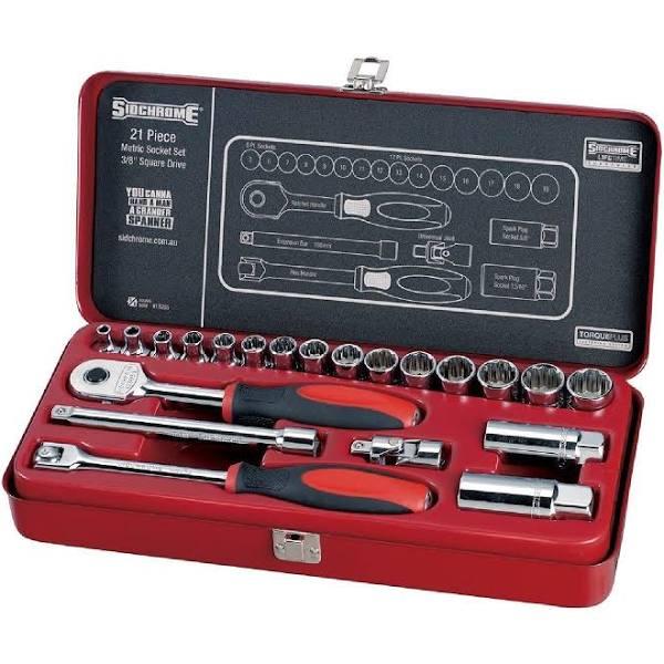 Sidchrome 21 Piece 3/8" Drive Socket Set - Metric SCMT13205