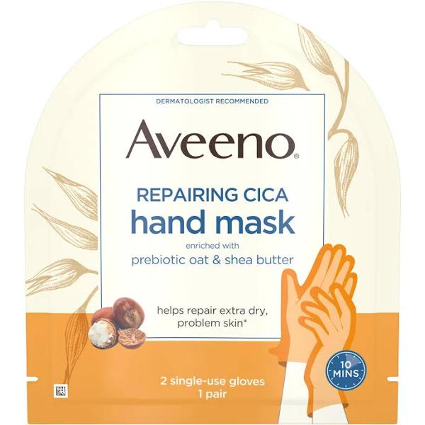 Aveeno Repairing Cica Hand Mask, Oat & Shea Butter