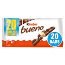 Kinder Bueno Milk Chocolate Covered Wafer Hazelnut Filling 43g x 10