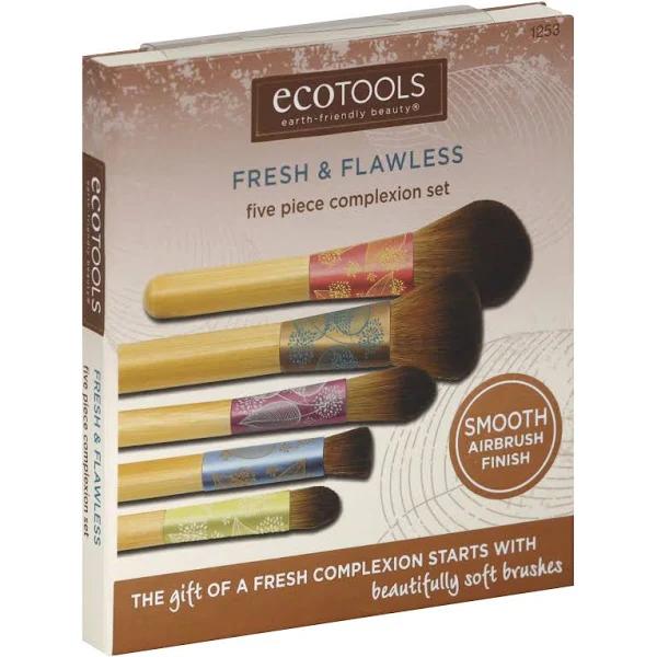 EcoTools, Fresh & Flawless Complexion Brush Set, 5 Piece Set