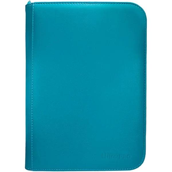 Ultra Pro Binder - Vivid 4-Pocket Zippered Pro-Binder: Teal