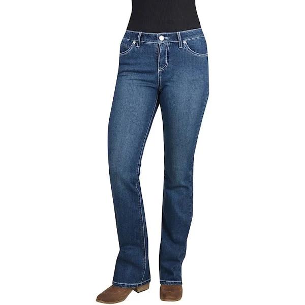 Wrangler Womens Windsong Q-Baby Booty-Up Jean Marine Blue / 34 / 15