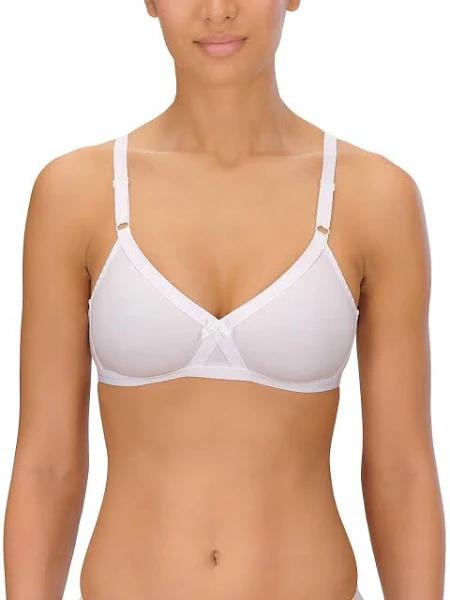 Firm Support Wirefree 100% Cotton Bra, White / 20C by Naturana