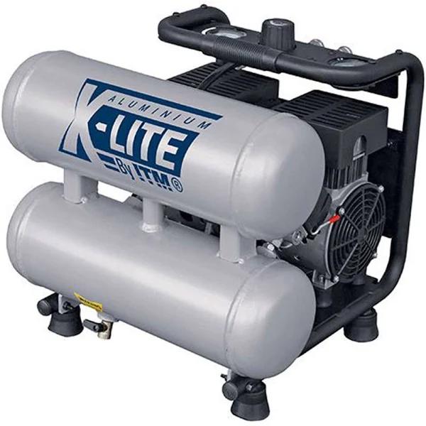 ITM X-Lite 1HP Air Compressor Silent Aluminium Twin Tank 10L - TM350-10010