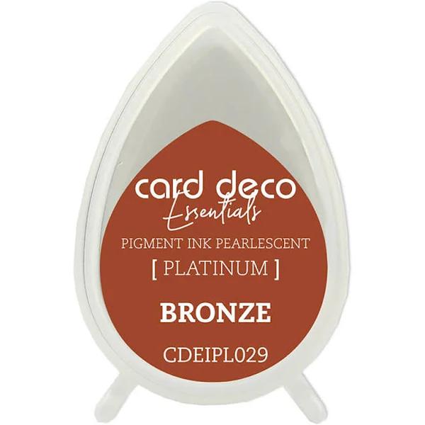 Card Deco Essentials Pigment Ink Pad, Pearlescent Bronze