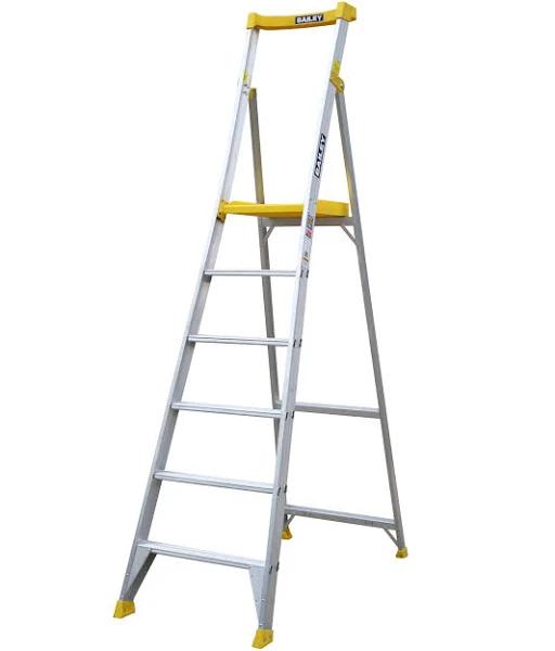 Bailey FS13935 6 Step 1.8m 170kg Aluminium Punchlock Platform Ladder