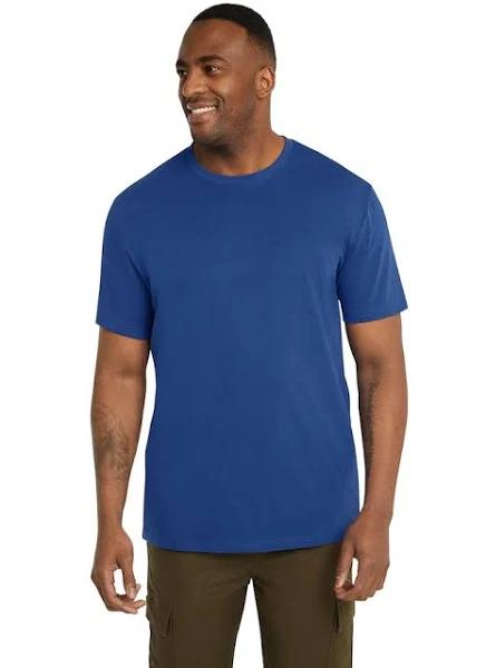 Johnny Bigg Essential Crew Neck Tee in Santorini Blue 8XL