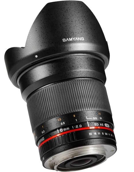 Samyang 16mm f/2.0 Ed As UMC CS Lens For Canon