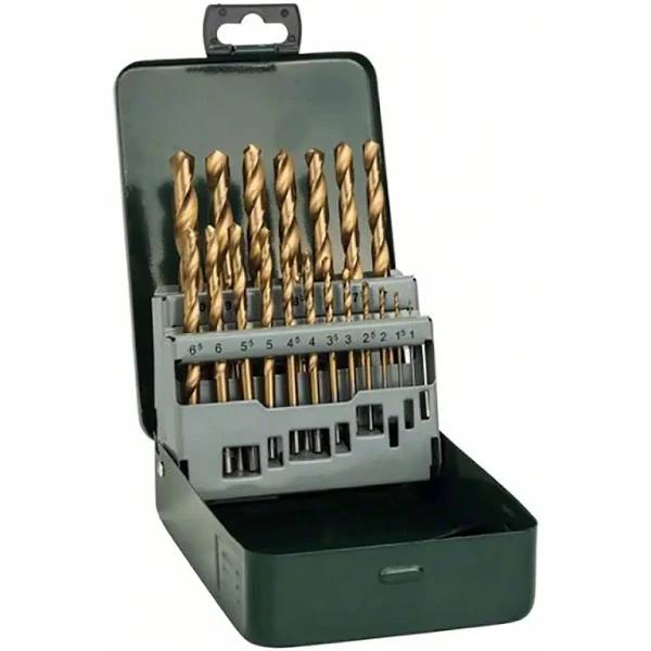 Bosch 19 Piece Metal HSS Titanium Drill Bit Set