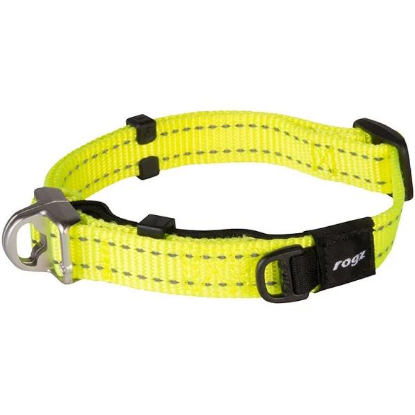 Rogz Quick Release Safety Collar Dayglow