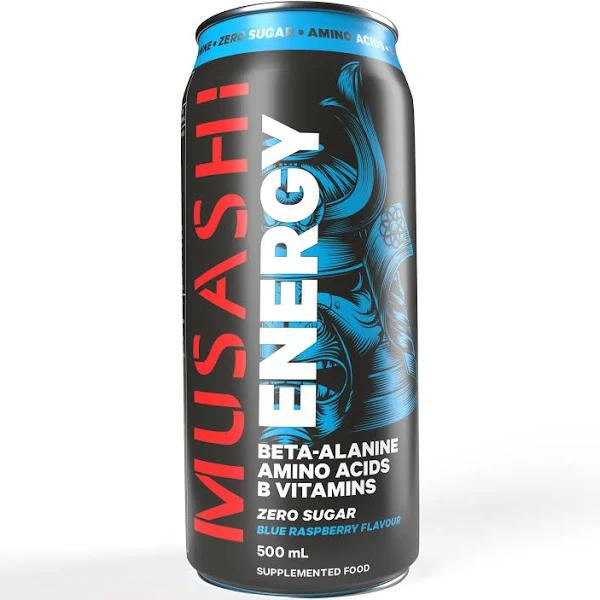 Musashi Energy Drink Blue Raspberry 500ml