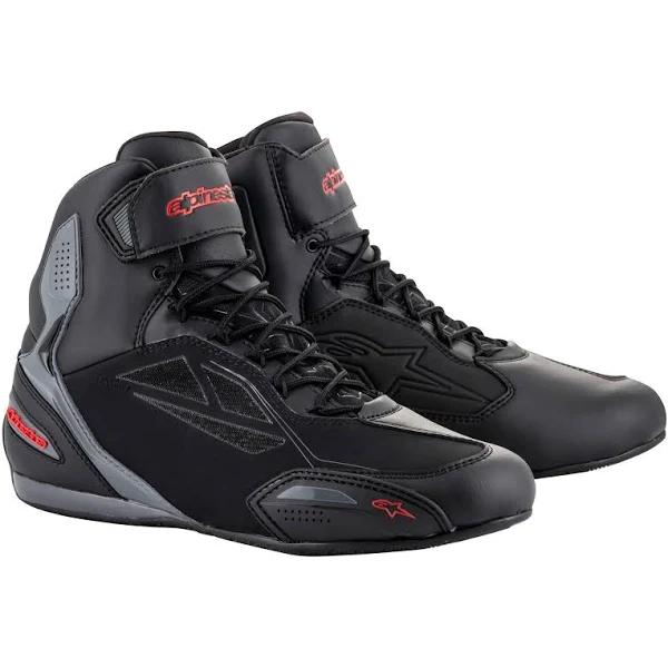 Alpinestars Faster 3 Drystar Shoes - Black/Grey/Red - 6.5