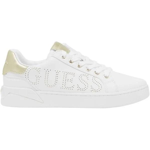 Guess Roria-A White/Gold Sneaker White 8.5