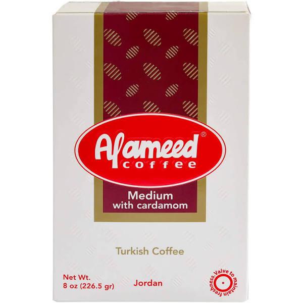 Al Ameed Turkish Coffee With Cardamom Medium 250g