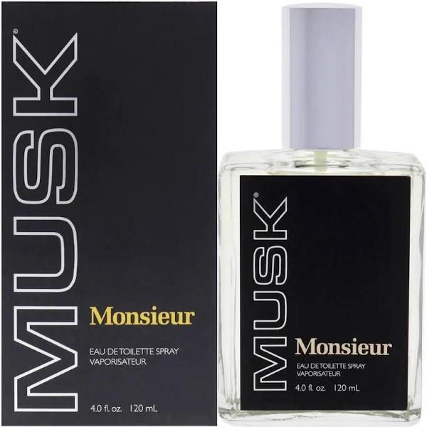 Monsieur Musk by Dana Eau De Toilette Spray 4 oz for Men