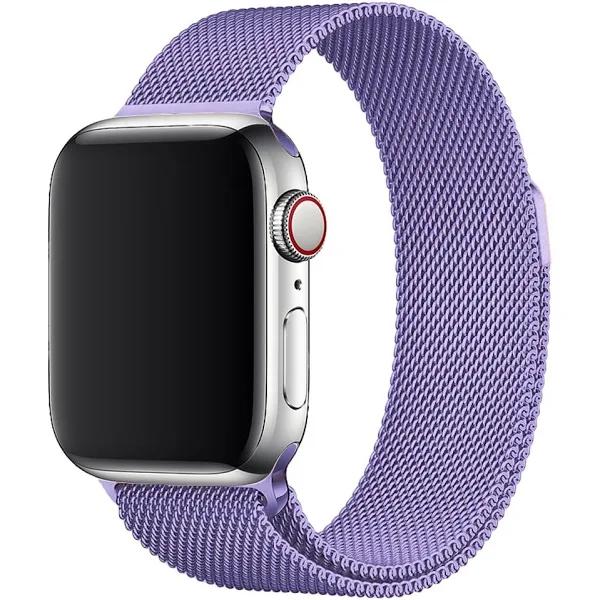 Apple Watch Magnetic Milanese Loop Watch Band (42mm / 44mm / 45mm) Lavender