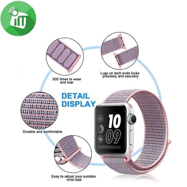 Sport Loop Type Movement Watch Band Apple Iwatch 38/40/41/42/44/45mm 42/42/45MM / Pink