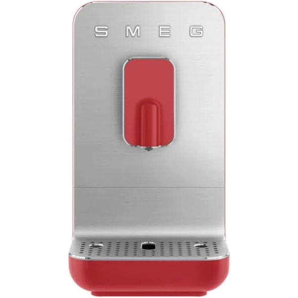 Smeg Automatic Coffee Machine Matte Red BCC01RDMAU