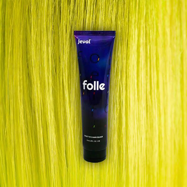 Jeval Folle High Vis UV Hair Colour 170ml Semi Permanent Hair Colour