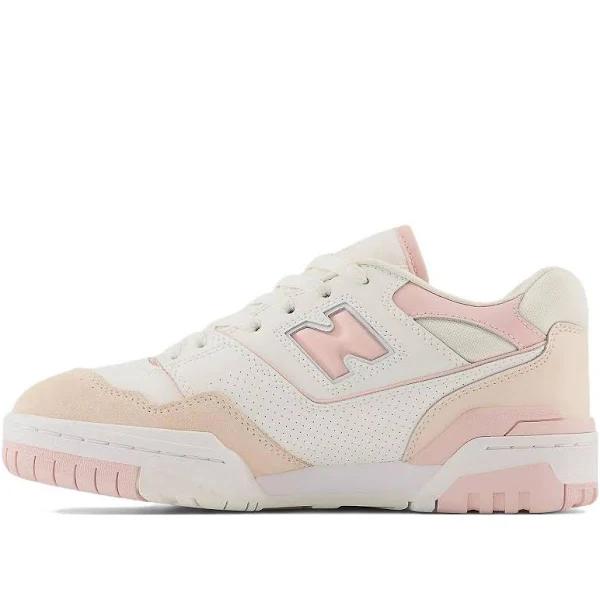 New Balance Kids' 550 White/Pink Haze - Size 6