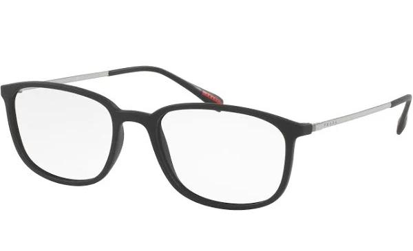 Prada Linea Rossa PS 03HV DG01O1 Black Rubber