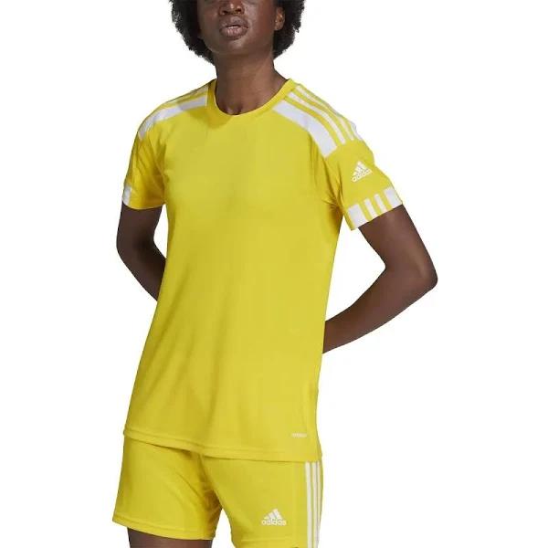 Adidas Women's Squadra 21 Yellow/White Soccer Jersey M