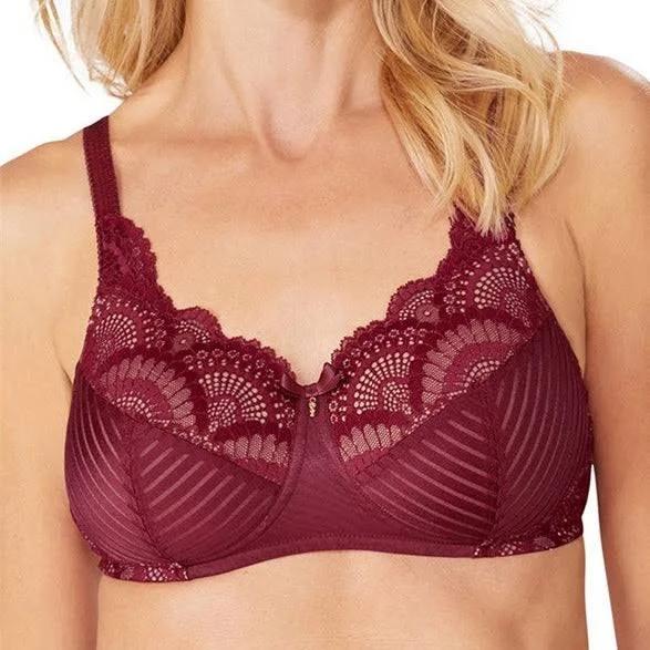 Amoena Karolina Pocketed Wirefree Bra Red / 10D