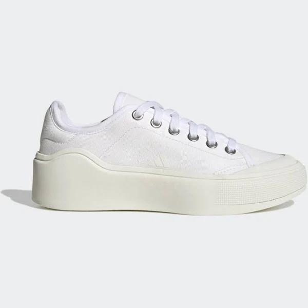 adidas-adidas by Stella McCartney Court Shoes-Unisex-Cloud White / Cloud White / Off White-9.5