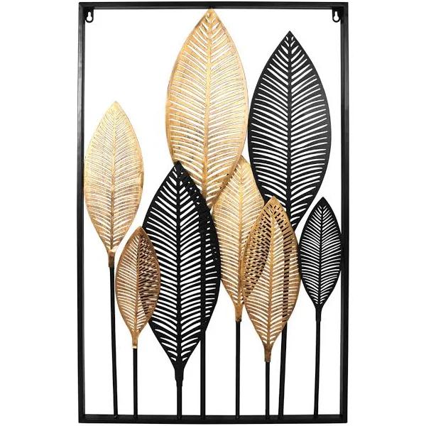 Large Metal Wall Art Hanging Leaf Tree of Life Home Decor Sculpture Garden