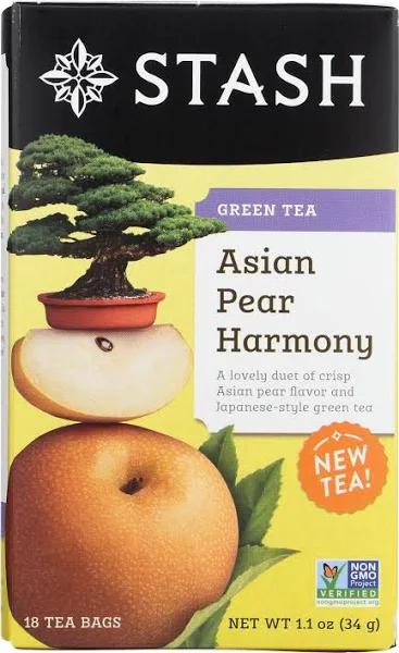 Stash Tea Green Tea Asian Pear Harmony 18 Tea Bags