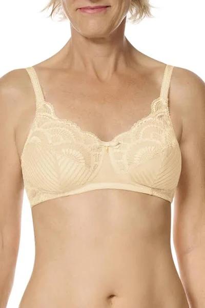 Amoena Karolina Wirefree Pocketed Bra 44856 Sand 14D