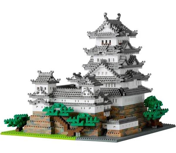 Kawada Nanoblock NB-042A Himeji Castle Special Deluxe Edition Metallic