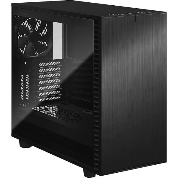 Fractal Design Define 7 Dark Tempered Glass Mid-Tower E-ATX Case - Black