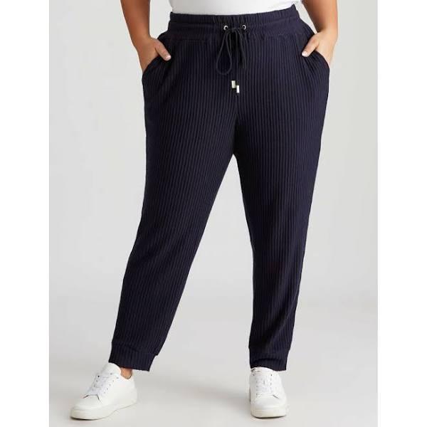 Beme - Plus Size - Womens Pants - Tie Waist Jogger Pants