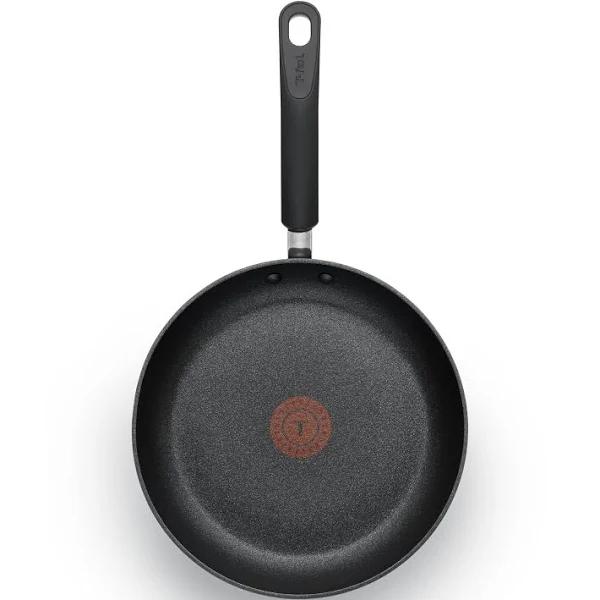 T-Fal C5610264 Titanium Advanced Nonstick Thermo-Spot Heat Indicator Dishwasher Safe Cookware Fry Pan, 8-Inch, Black - 2100103844