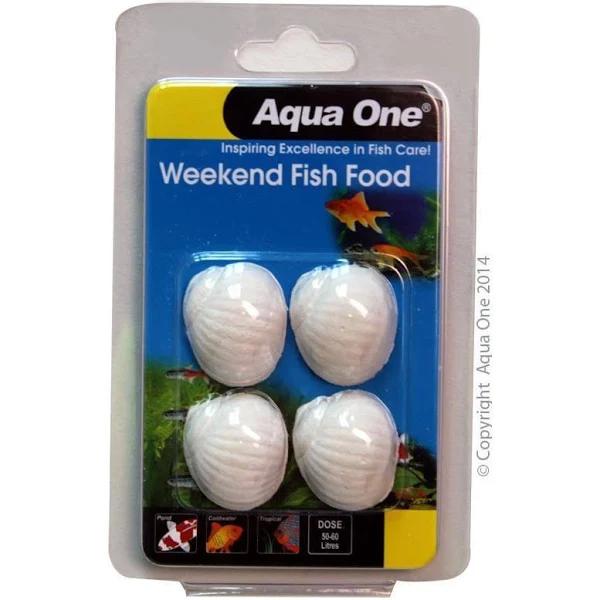 Aqua One Block Weekend Fish Food 20g