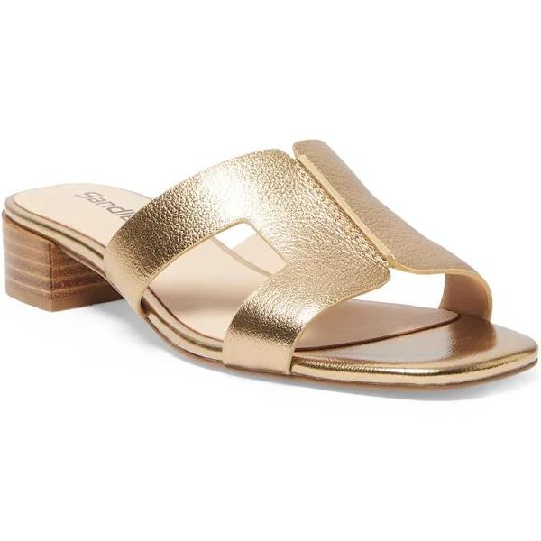 Sandler Kerry Heel Sandal in Bronze Glove, Size 40 EU