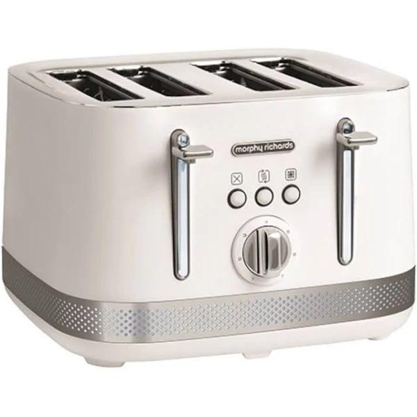 Morphy Richards Illumination 4 Slice Toaster - White