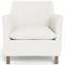 Harbour Fabric Occasional Chair White by Freedom