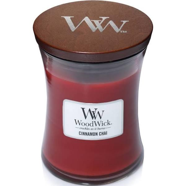 WoodWick Candle - Cinnamon Chai (Medium)