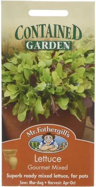 Mr Fothergill's Gourmet Mixed Lettuce Container Seeds