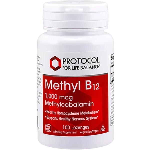 Protocol for Life Balance Methyl B12 - 1000 mcg - 100 Lozenges